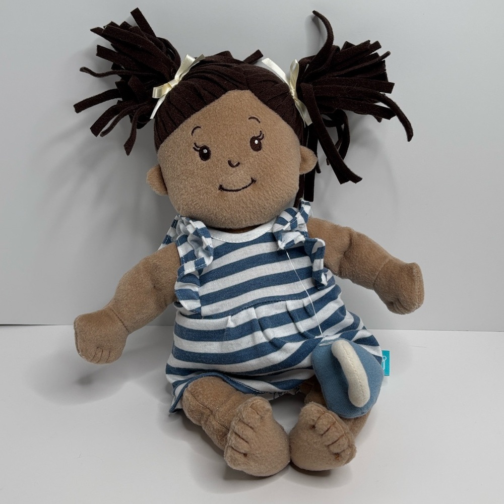 👶💖 Manhattan Toy Baby Stella 15” First Baby Doll – Soft Beige Doll Brown Hair 💖👶 - Picture 3 of 10